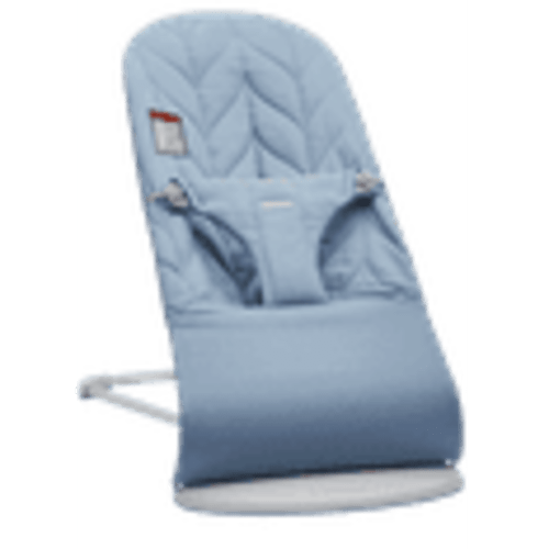 BabyBjorn Bouncer Bliss, Woven Petal Quilt, Blue