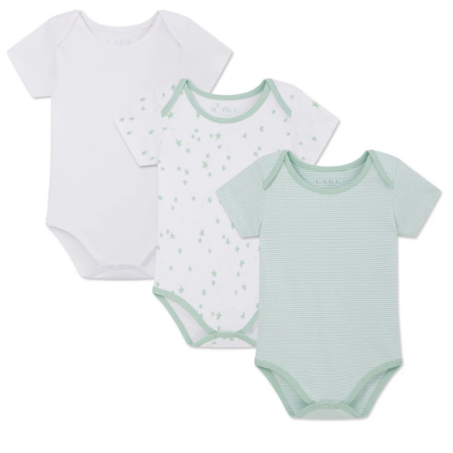 LAKE | Baby | Pima Cotton Pajamas | English Rose Baby Bodysuit Bundle