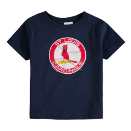 Toddler St. Louis Cardinals Soft As A Grape Navy Cooperstown Collection Shutout T-Shirt