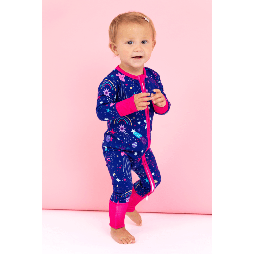 Baby Bamboo Sleeper - Deep Blue Galaxy