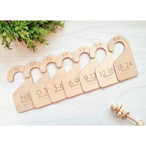 Modern Baby Closet Dividers Wooden Closet Dividers Baby - Etsy