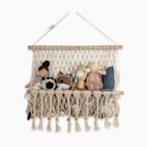 Crane Baby Willow Macrame Storage Wall Decor - Natural