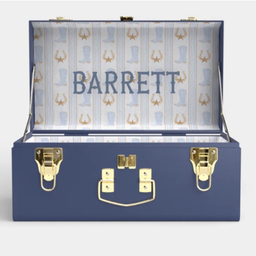 Mini Trunk - Navy - Rodeo's Roundup / Embroidery