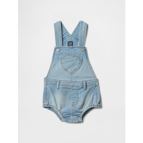 Baby Sweatpant Jean Shortalls