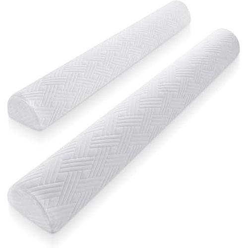 2-Pack Premium Foam Bed Bumpers for Toddler, Non-Slip Bed Rails for Toddlers for Twin, Queen, King Beds, Machine Washable Bumpers Cover for Easy Care（Size：52" x 7" x 5"）