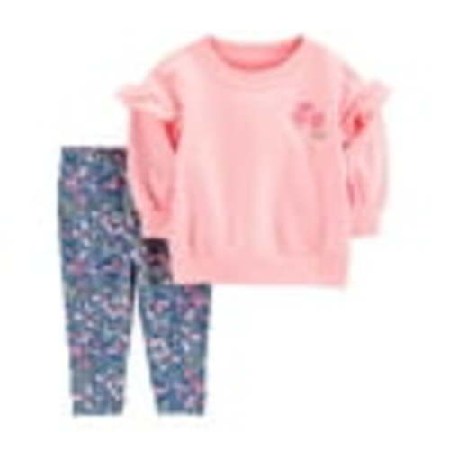 Carter's Child of Mine Baby Girl Outfit Set, 2-Piece, Sizes 18 Months