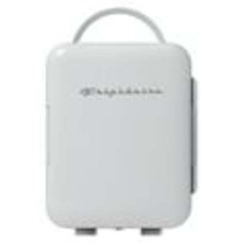 Frigidaire EFMIS139-WHITE 6-Can 48-Watt Compact Mini Retro Portable Beverage Refrigerator (White)