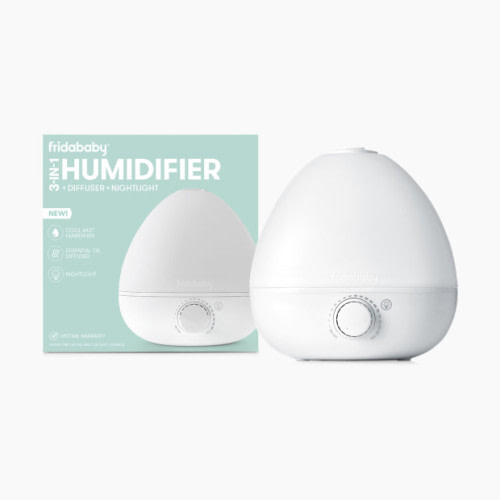 3-in-1 Humidifier, Diffuser & Nightlight - White