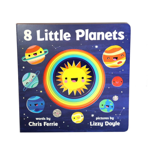 8 Little Planets: A Solar System Book for Kids with Unique Planet Cutouts