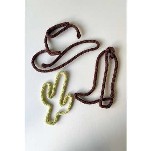 Knitted wire cowboy hat|gifts for kids|gift ideas|cowboys|room decor|kids bedroom ideas|cowboy room theme|Cowboy boot|Cactus