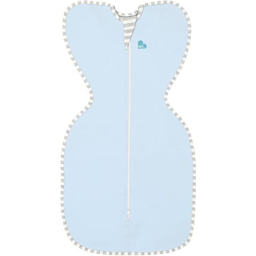 Love To Dream Swaddle UP, Blue, Newborn, 5-8.5 lbs., Dramatically better & Allow baby to sleep in their preferred arms up position for self-soothing, snug fit calms startle reflex