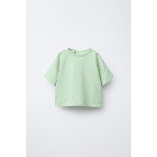 RAGLAN SLEEVE T-SHIRT - Green | ZARA United States