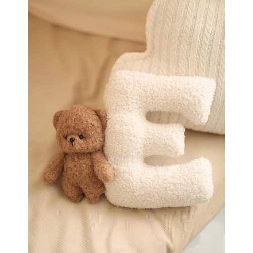 Personalized Boucle name decor, nursery bear wall decor, personalised baby gift , custom bear Name Garland , boucle nursery decor