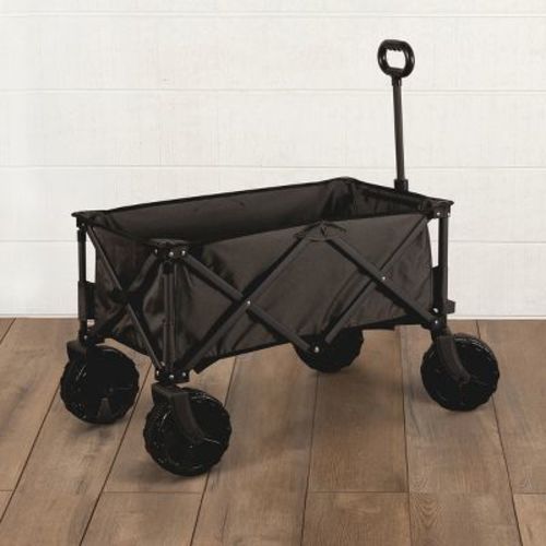 Adventure Wagon All Terrain Folding Beach Wagon with Big Wheels Dark Gray