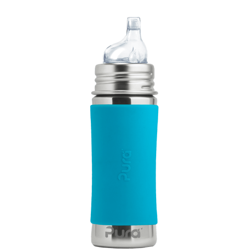Kiki™ 11oz Sippy Bottle - Aqua