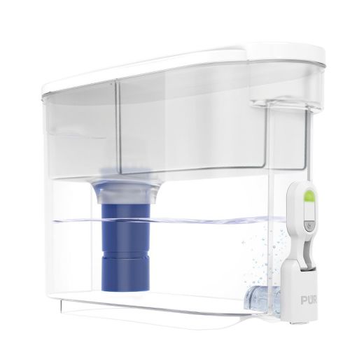 PUR Plus 30-Cup Dispenser Filtration System: PUR Filtration, BPA-Free, Filters Odors & Mercury, Compatible with Pur Pitcher Filters
