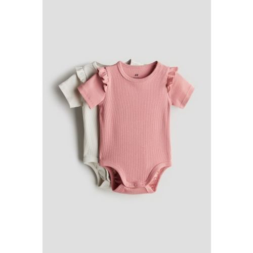 2-pack Pointelle Bodysuits