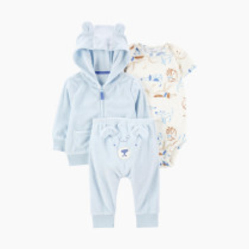 Carter's Little Jacket 3-Piece Set - Light Blue, 6 M