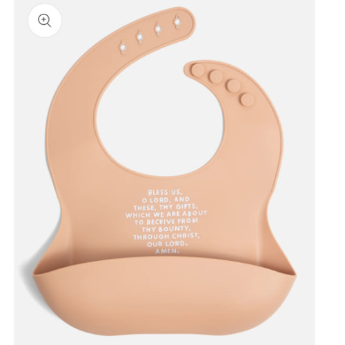 Meal Blessing Silicone Bib