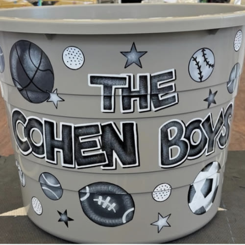 Personalized Toy Bucket