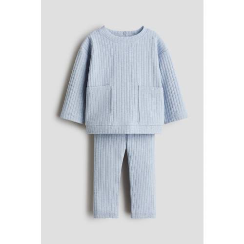 2-PIECE RIBBED COTTON SET