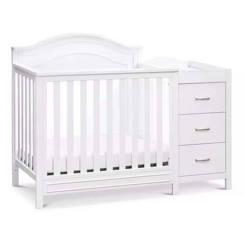 Davinci Charlie 4-in-1 Convertible Mini Crib-Changer - White