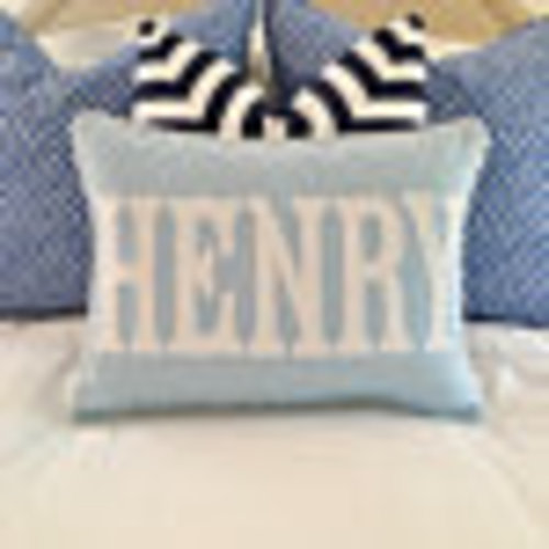 Applique Name Pillow Cover
,
12 x 16