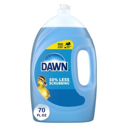 Dawn Ultra Dish Soap, Powerful Grease-Cleaning, Original Scent, 70 fl oz, 100% Biodegradable