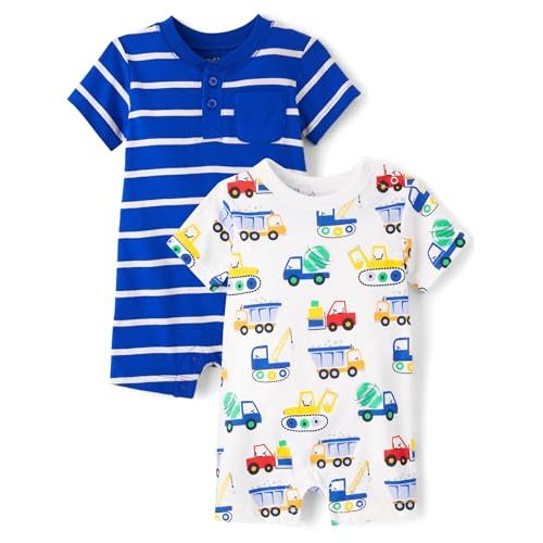 The Children's Place baby-boys And Newborn Short Sleeve Romper