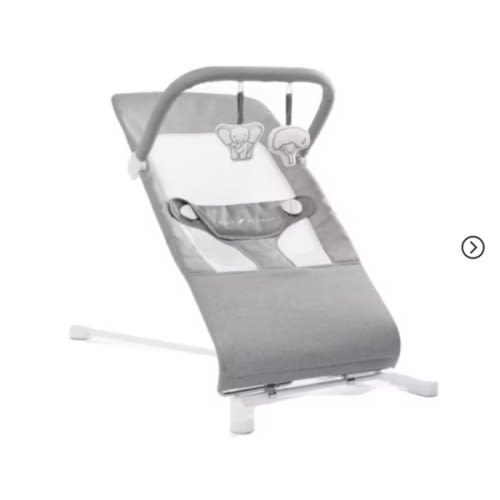 Baby Delight Highland Portable Baby Bouncer - Pebble Gray