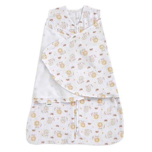 HALO Innovations Sleepsack 100% Cotton Swaddle Wrap, Color: Lions, Size: S