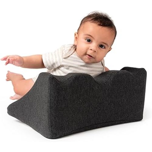 Burplee Nursing Support for Baby - Burp, Gas & Reflux Relief - Tummy Time Prop for Neck and Shoulder Strength Building (0-9 Months)