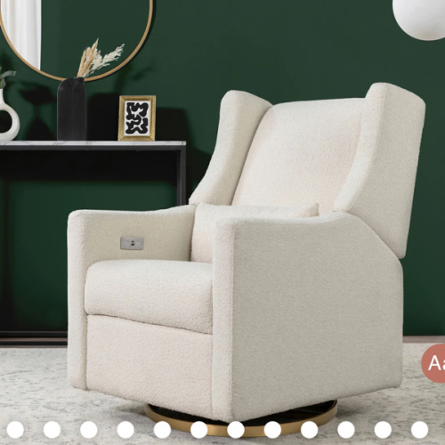 Kiwi Electronic Recliner and Swivel Glider with USB port