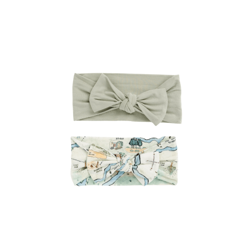 Two Pack Hair Bows (Hundred Acre Woods Collection)