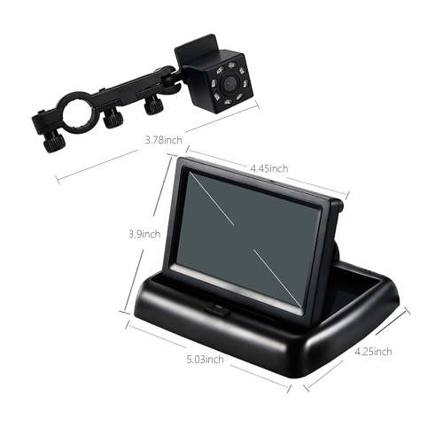RKZDSR 4.3 Inch Folding Model Car Baby Monitor Car Baby Monitor