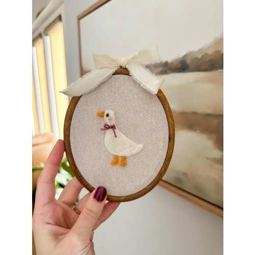 Goose Wall Decoration, Nursery Theme Ideas, Baby Shower Gift, Goose Themed Nursery, Goose Baby Shower Theme, Vintage Home Decor, New Baby