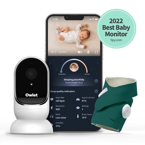 Owlet Dream Duo with 2nd Generation Cam - Deep Sea Green