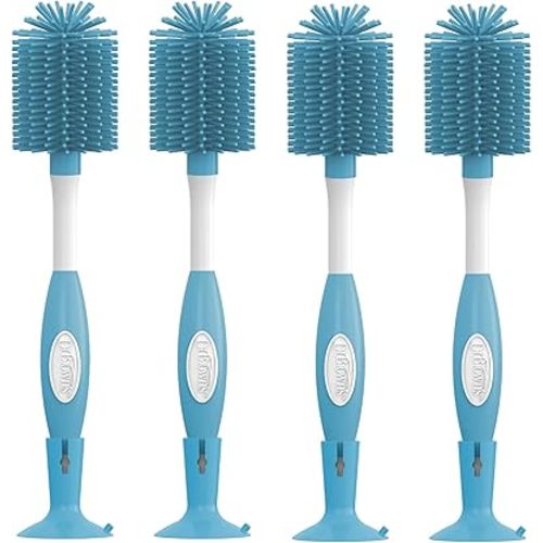 Dr. Brown's Soft Touch Bottle Brush, Blue (Pack of 4)