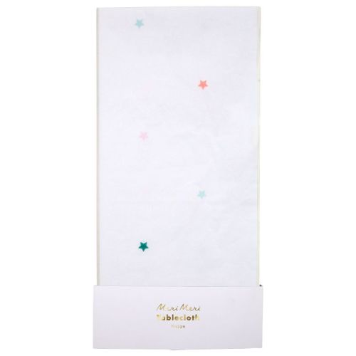 Meri Meri Rainbow Star Paper Tablecloth (Pack of 1)