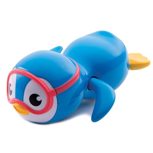 Toy: Munchkin Wind Up Swimming Penguin Bath Toy, Blue