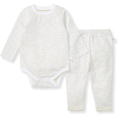 Burt's Bees Baby Unisex Bodysuit and Pant Set, 100% Organic Cotton