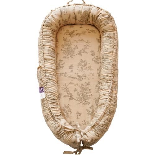 Infant Lounger, Baby Nest Cover for Baby Girls & Boys, Newborn Essentials for Baby 0-12 Months, 100% Cotton Breathable (Poem_Muslin)