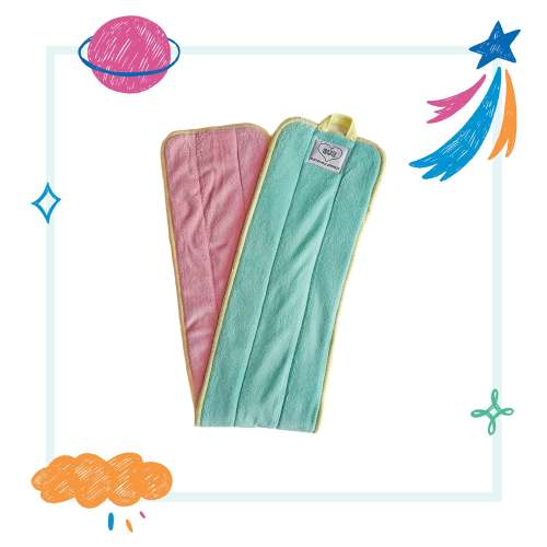 Marshmallow 12 Layer Midsize™ Caterpillar fold over insert