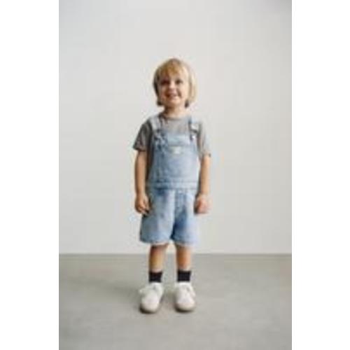 SOFT OVERALL SHORTS - Dark brown | ZARA United States