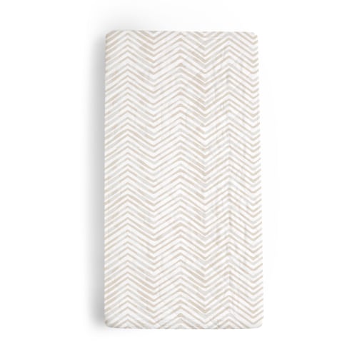 Organic Changing Pad Cover - Herringbone