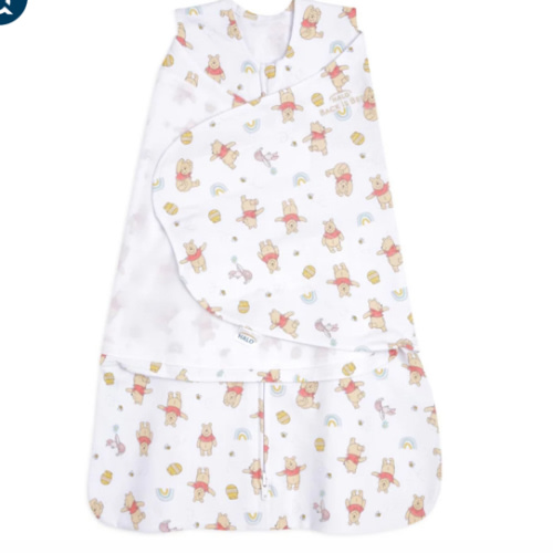 100% Cotton Baby Swaddle Winnie the Pooh Rainbows | Newborn | HALO US