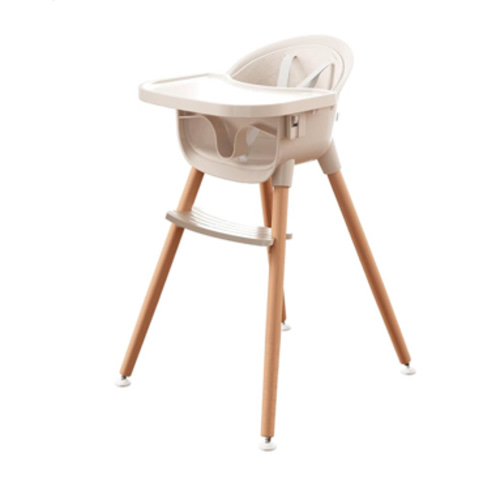Fodoss 3-in-1 Wooden High Chair for Babies and Toddlers,Convertible Easy Clean Infant Highchair,Modern Design Silla para Comer De Bebe