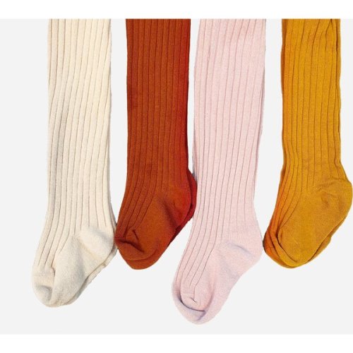 Cotton Tights, Oat - The Blueberry Hill | Maisonette