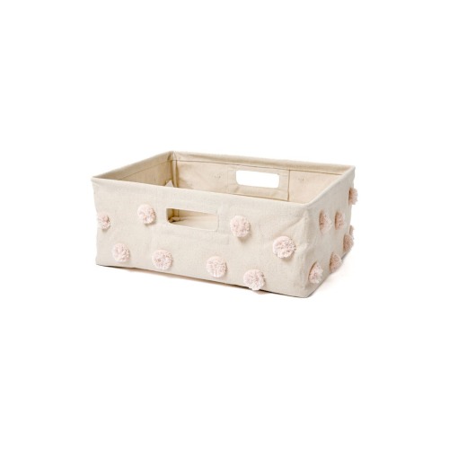 Hide Away Small Canvas Basket, Small