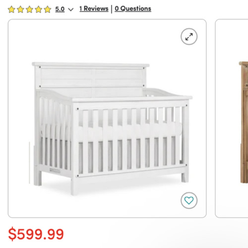Evolur Andorra 5-in-1 Convertible Crib — buybuy BABY